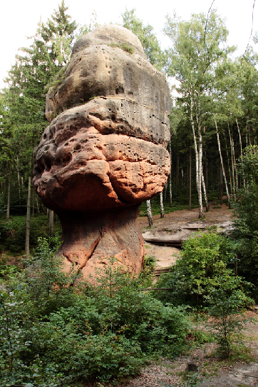 Kalichový kámen na hoře Töpfer